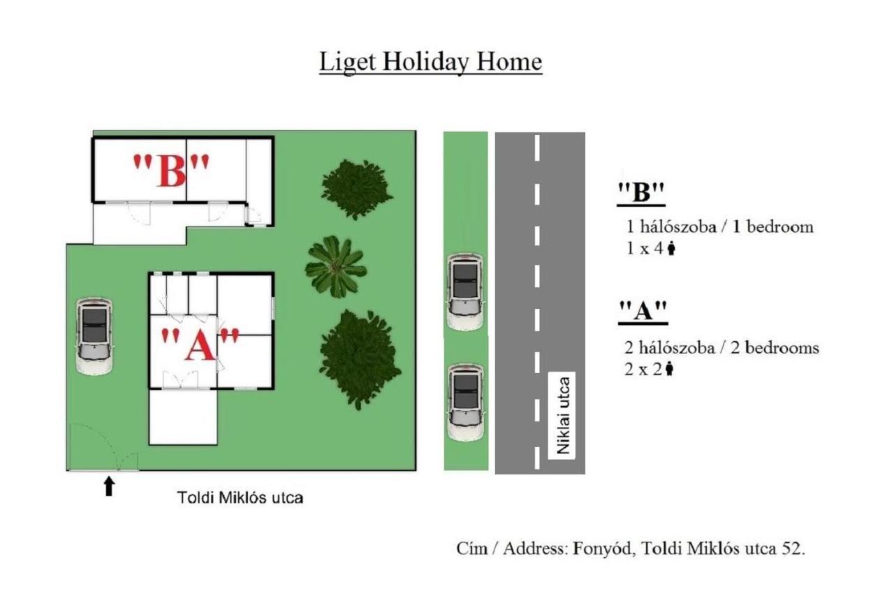Liget Holiday Home Fonyód Eksteriør billede